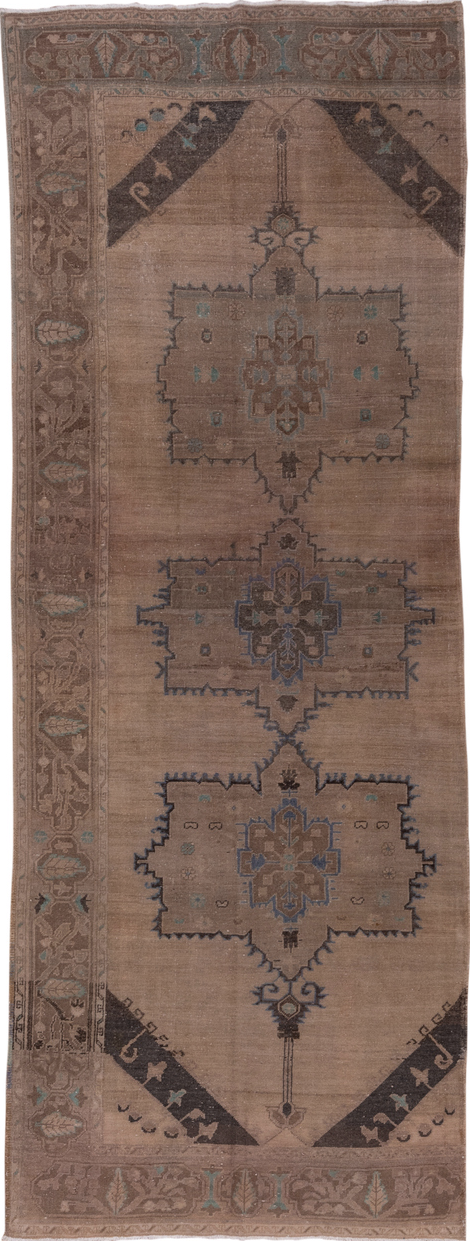 Vintage Oushak Runner Rug (4' x 12')